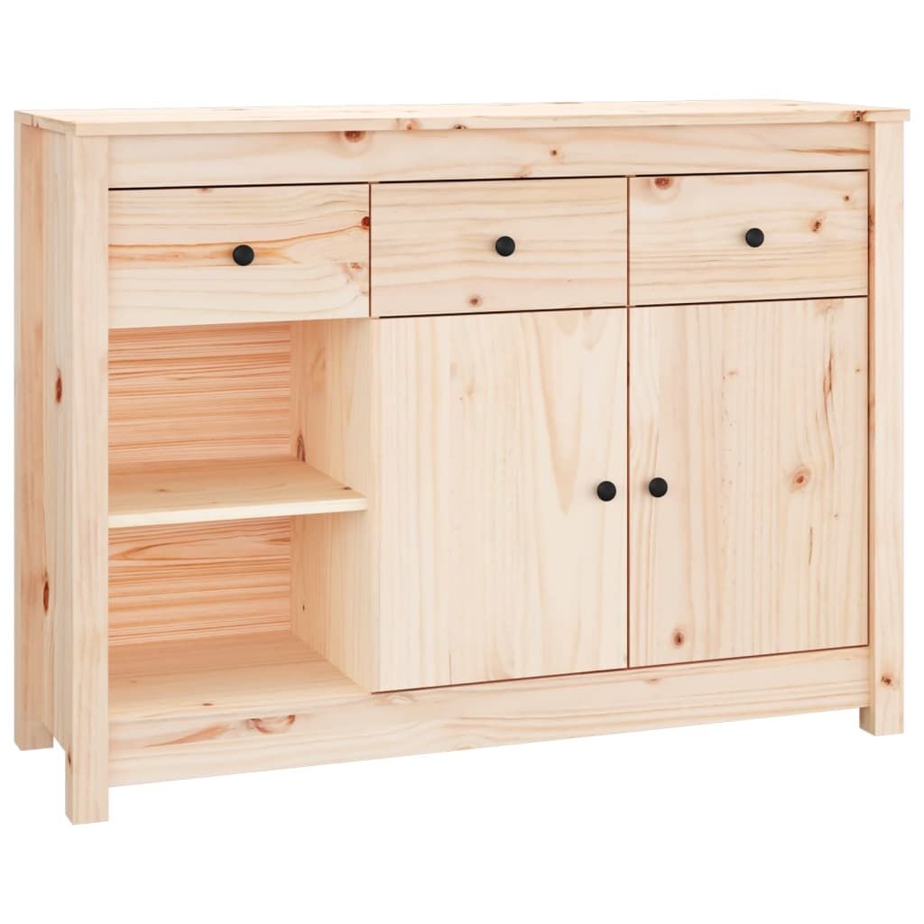 Sideboard 100x35x74 cm Solid Wood Pine Price