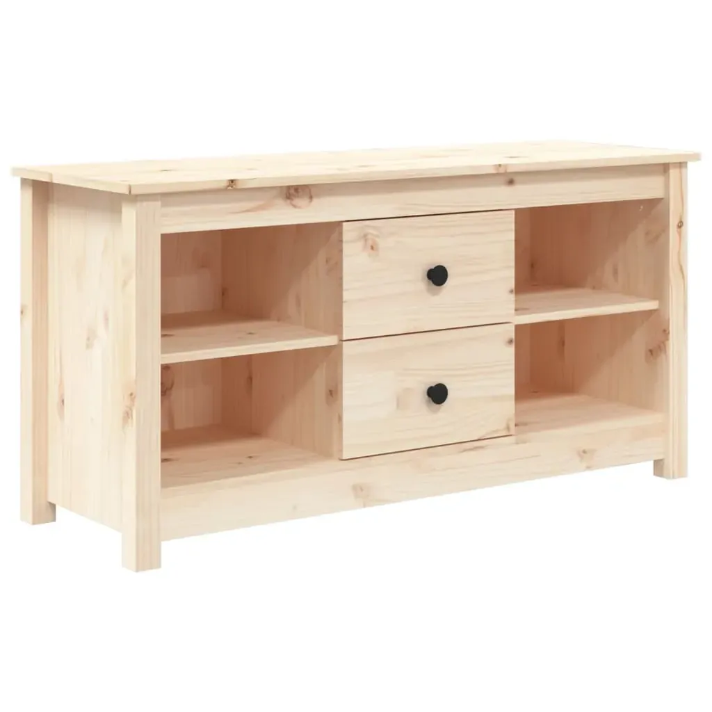 TV Cabinet 103x36.5x52 cm Solid Wood Pine Price