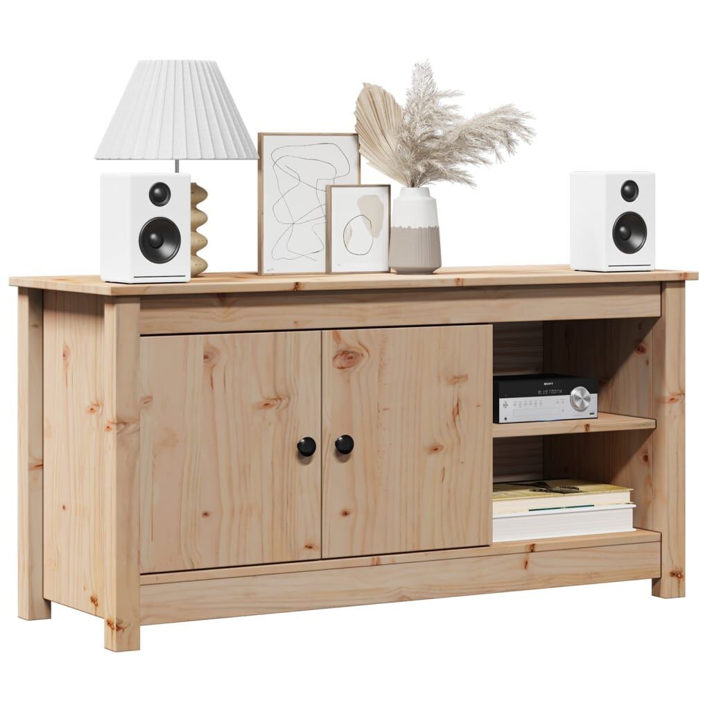 TV Cabinet 103x36.5x52 cm Solid Wood Pine Price