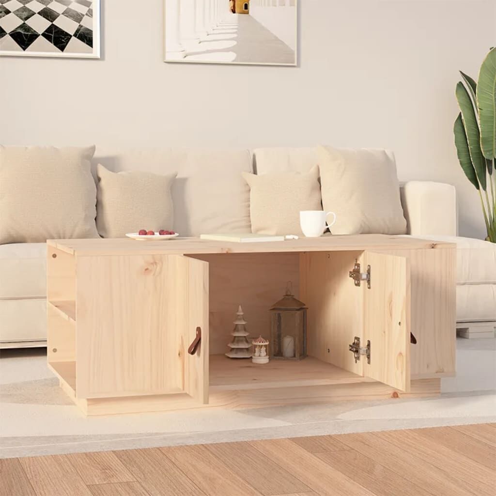 Coffee Table 100x50x41 cm Solid Wood Pine Price