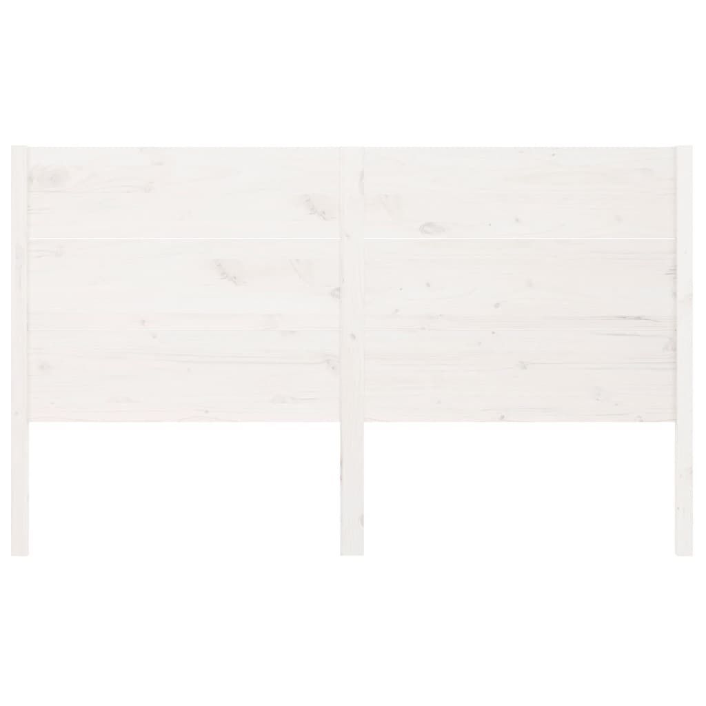 Headboard White 141x4x100 cm Solid Wood Pine Price