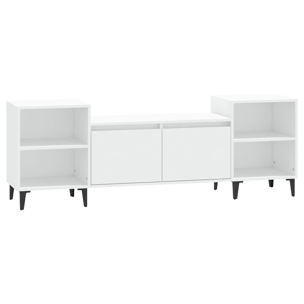 TV Cabinet White 160x35x55 cm Engineered Wood Price