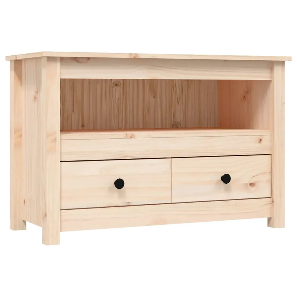 TV Cabinet 79x35x52 cm Solid Wood Pine Price