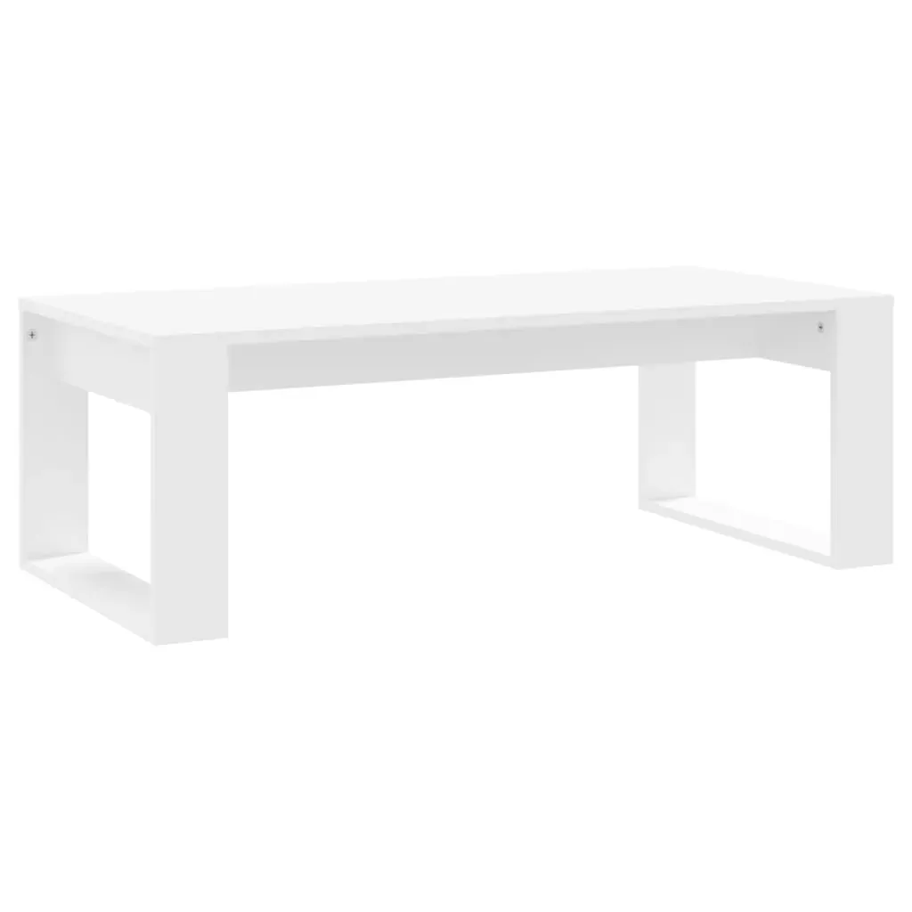 Coffee Table White 102x50x35 cm Engineered Wood Price