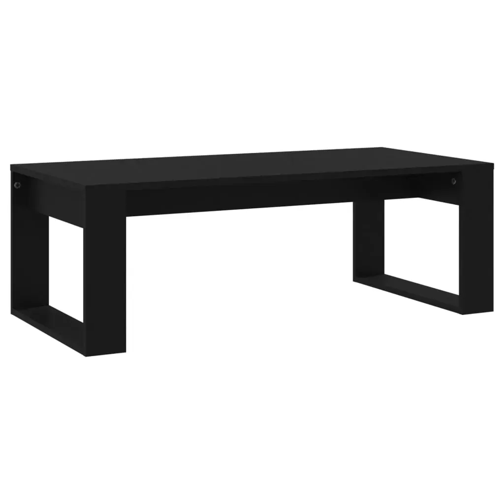 Coffee Table Black 102x50x35 cm Engineered Wood Price