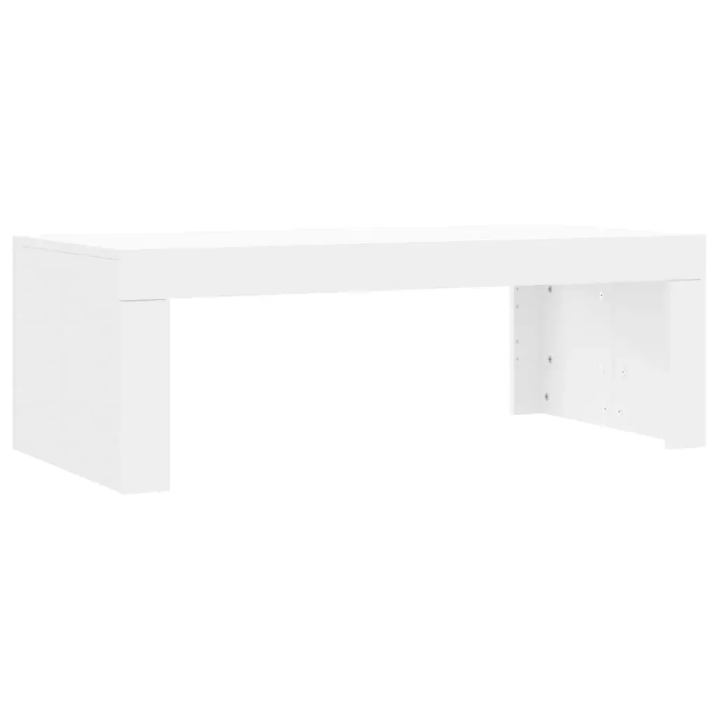 Coffee Table White 102x50x36 cm Engineered Wood Price