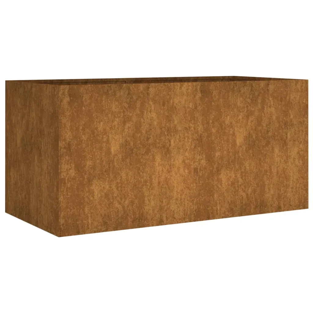 Planter 80x40x40 cm Corten Steel Price