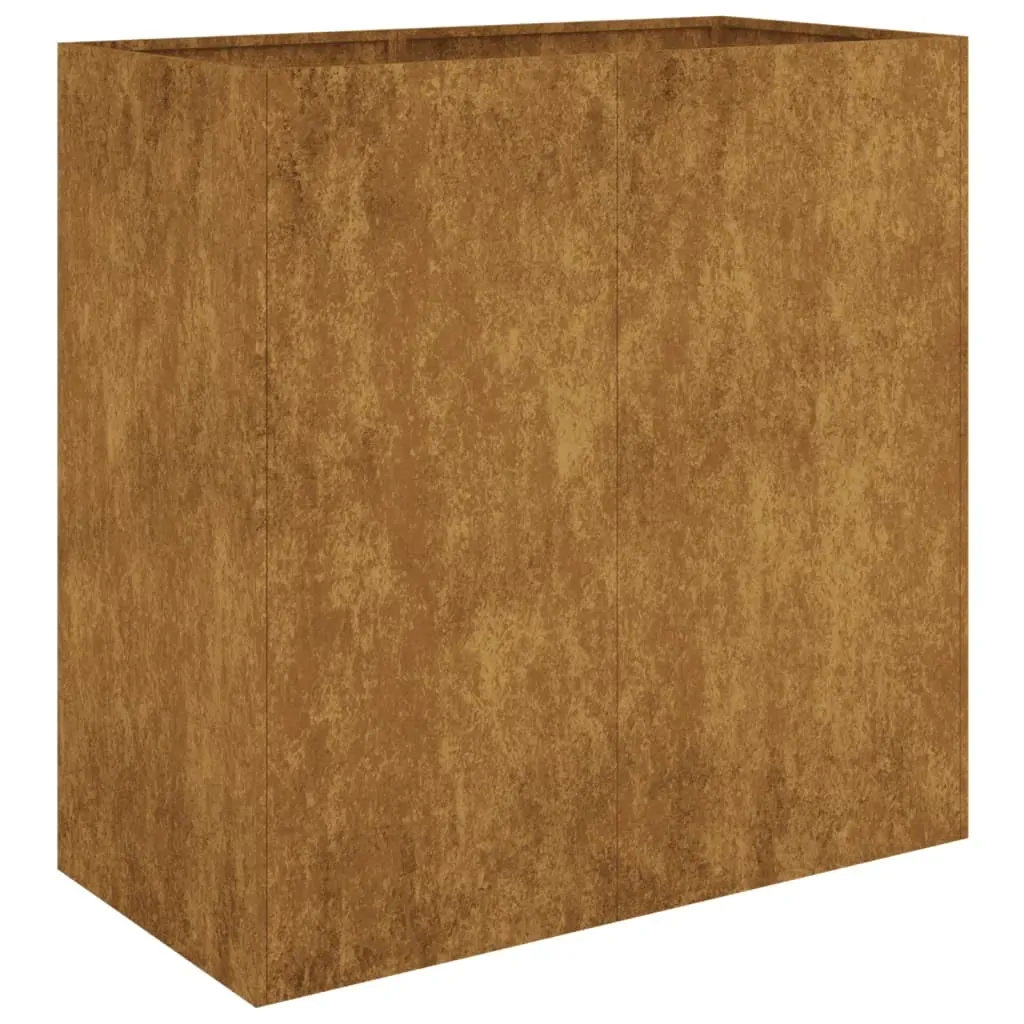 Planter 80x40x80 cm Corten Steel Price