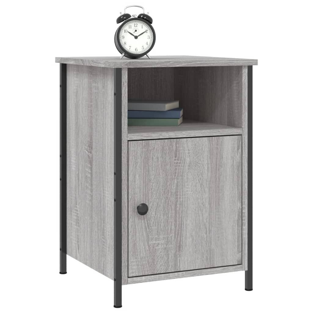 Bedside Cabinets 2 pcs Grey Sonoma 40x42x60 cm Engineered Wood Price