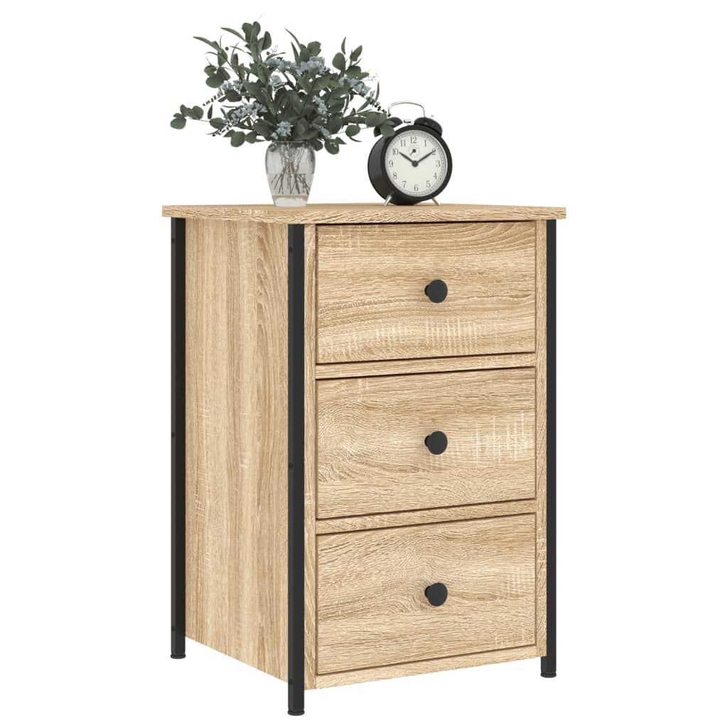 Bedside Cabinets 2 pcs Sonoma Oak 40x36x60 cm Engineered Wood Price