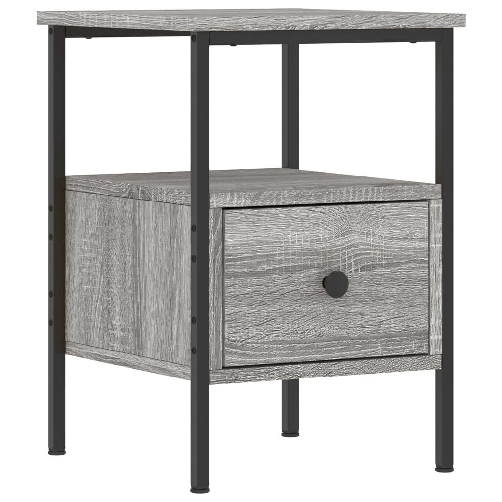 Bedside Cabinets 2 pcs Grey Sonoma 34x36x50 cm Engineered Wood Price
