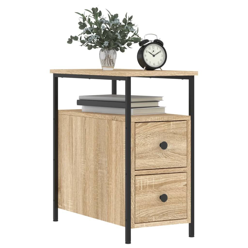Bedside Cabinets 2 pcs Sonoma Oak 30x60x60 cm Engineered Wood Price