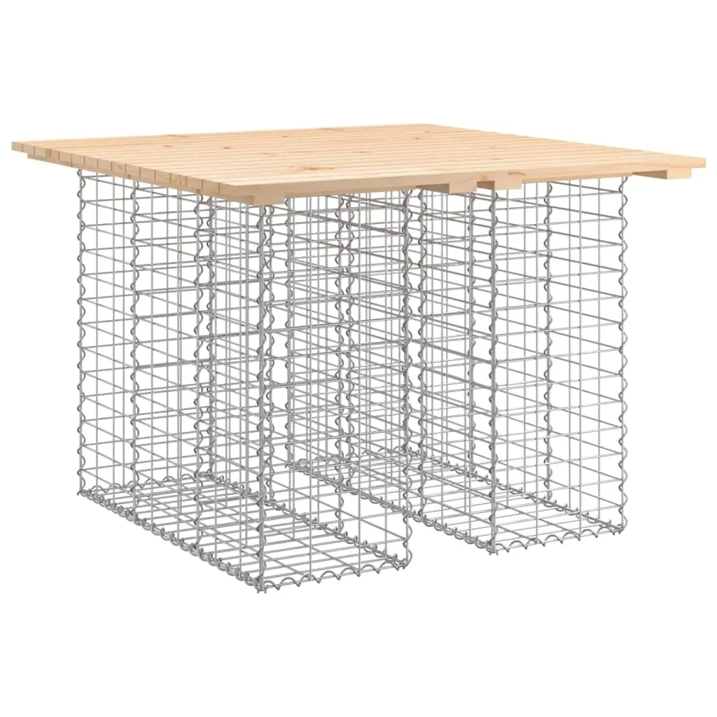 Garden Bench Gabion Design 100x102x72 cm Solid Wood Pine Price