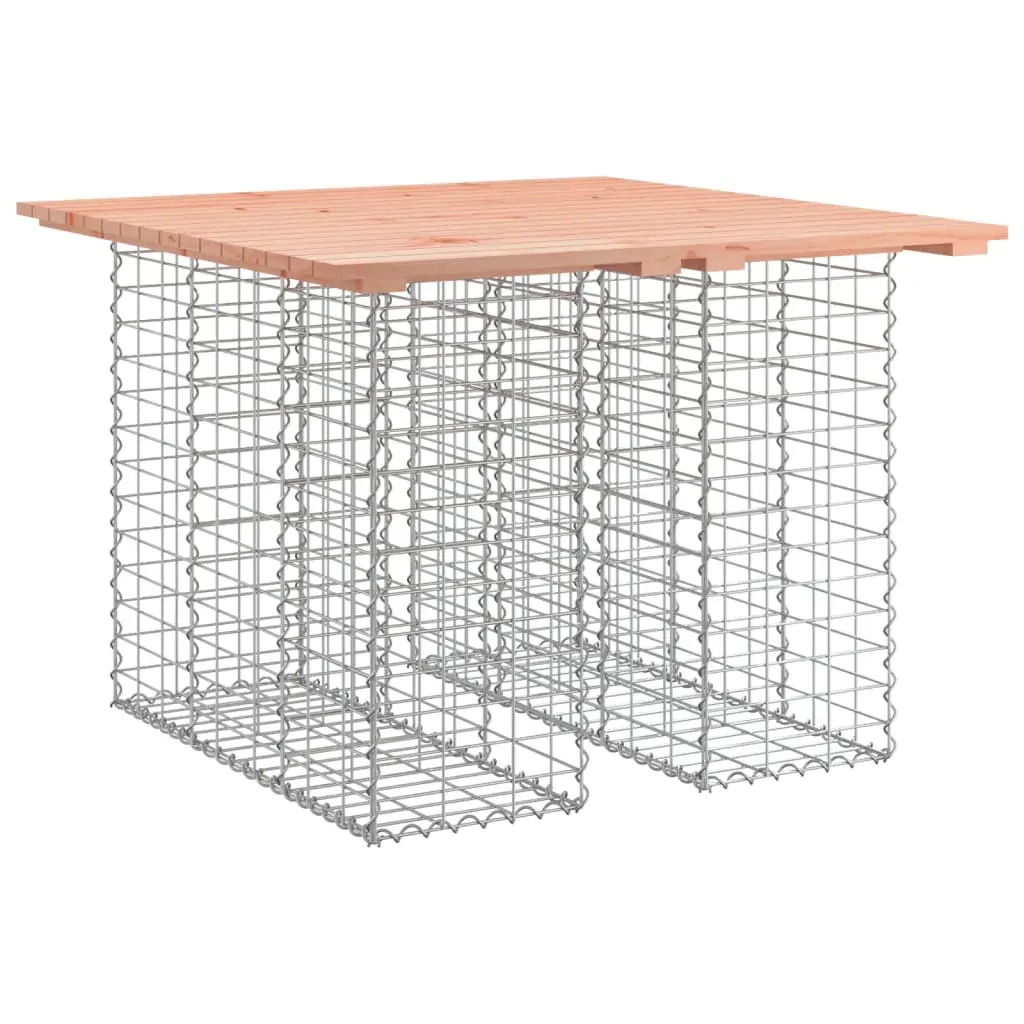 Garden Bench Gabion Design 100x102x72 cm Solid Wood Douglas Price