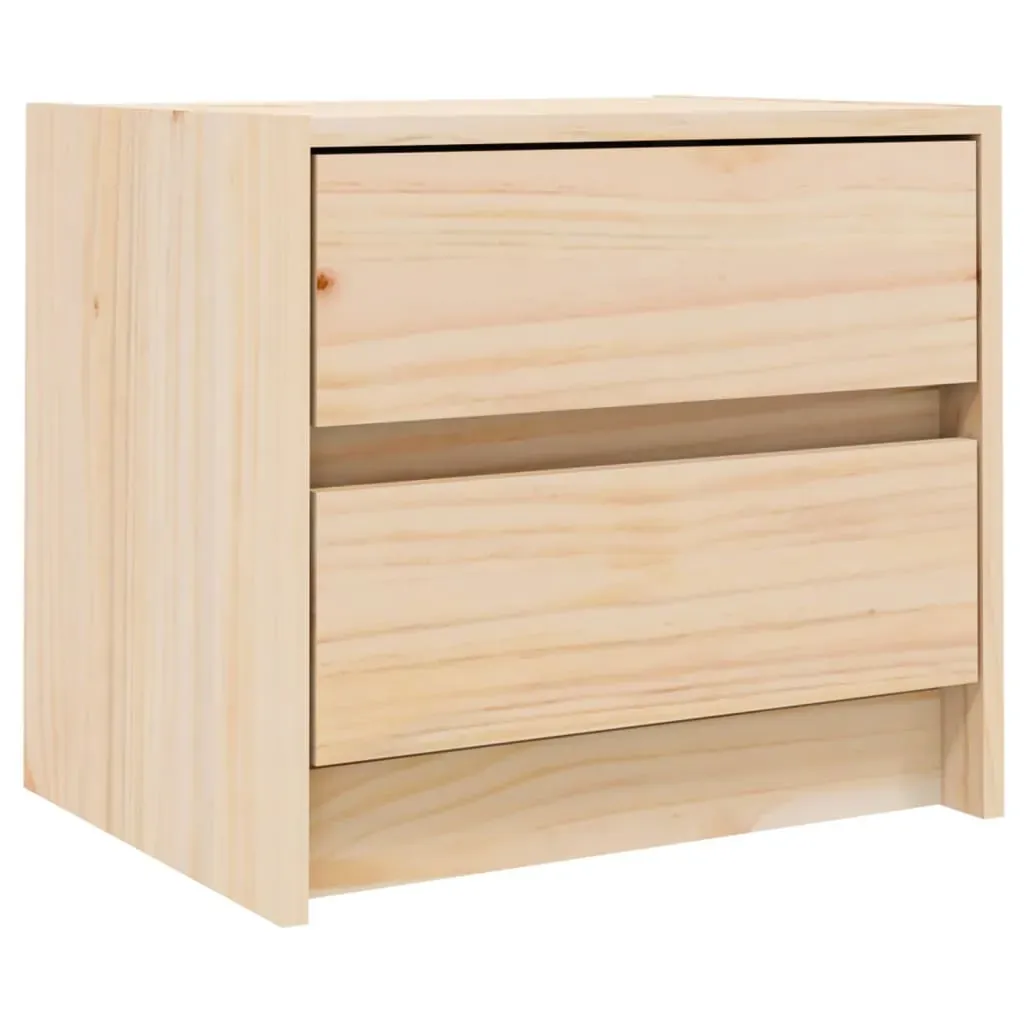 Bedside Cabinet 40x31x35.5 cm Solid Wood Pine Price