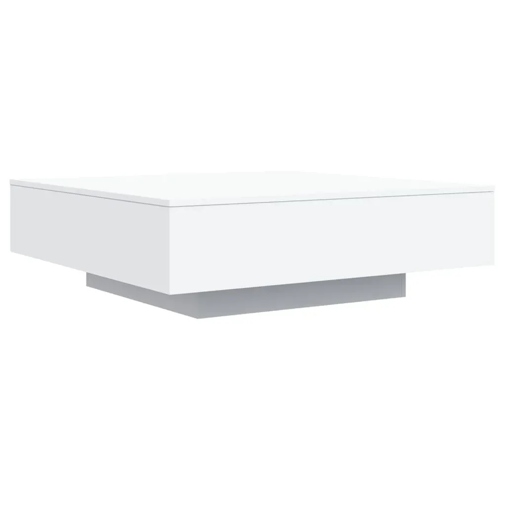 Coffee Table White 100x100x31 cm Engineered Wood Price