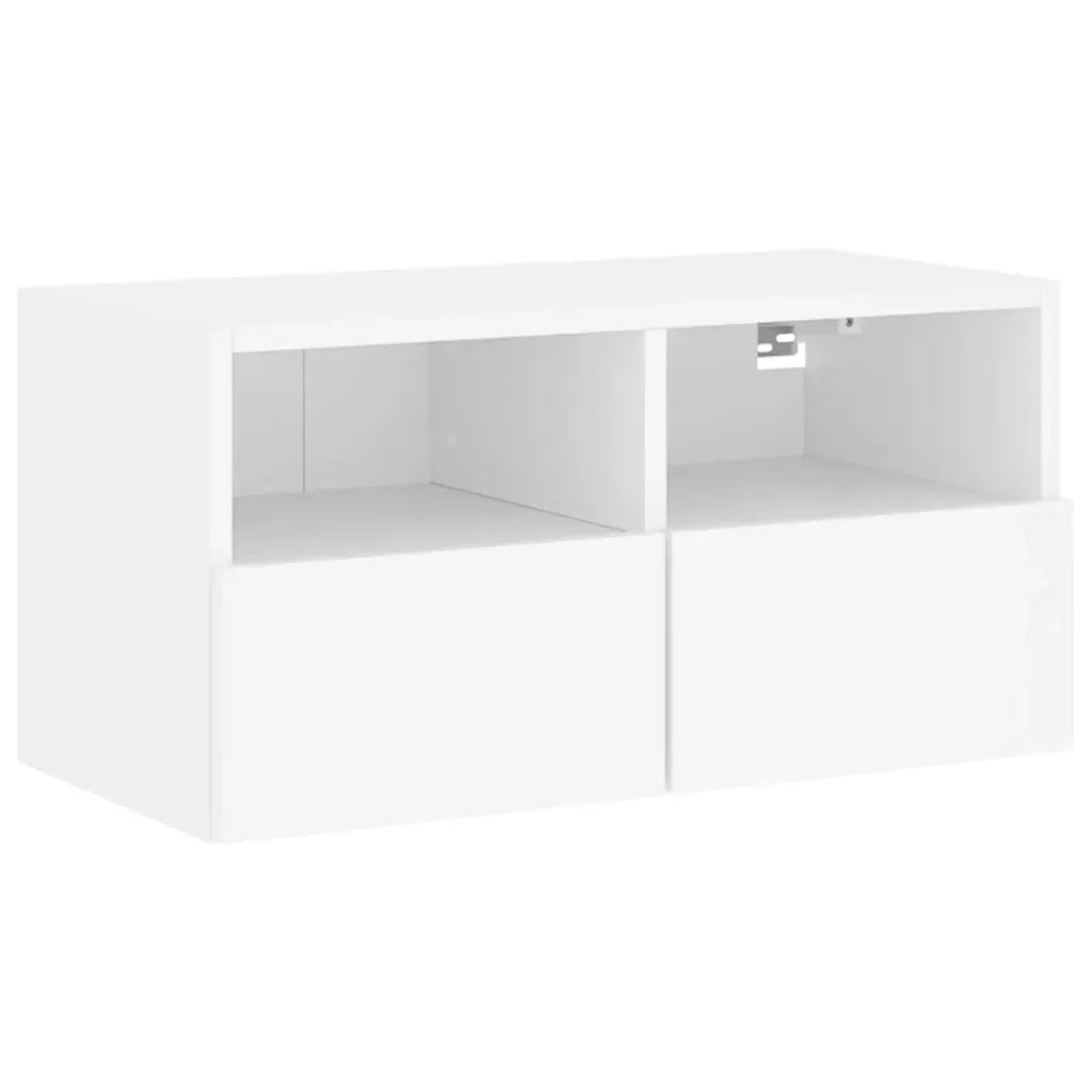 TV Wall Cabinet White 60x30x30 cm Engineered Wood Price