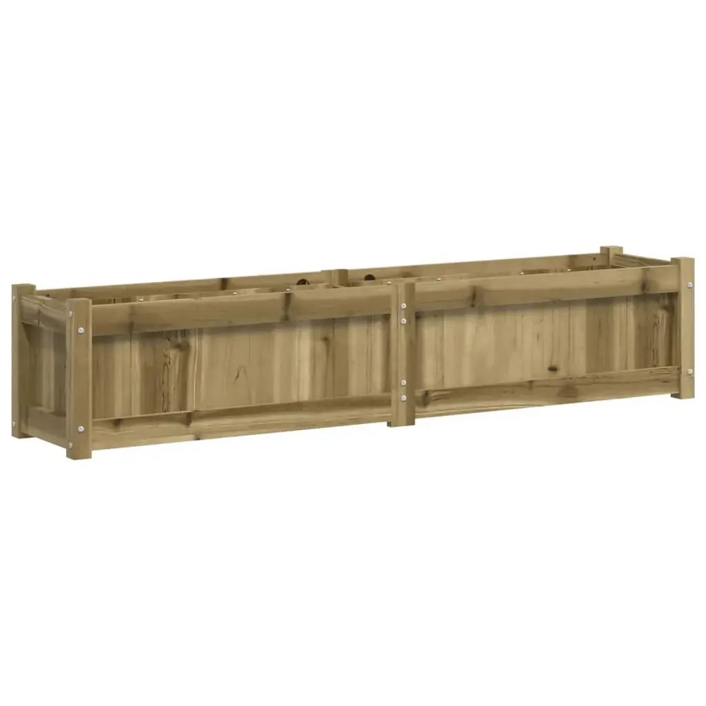 Garden Planter 150x31x31 cm Impregnated Wood Pine Price