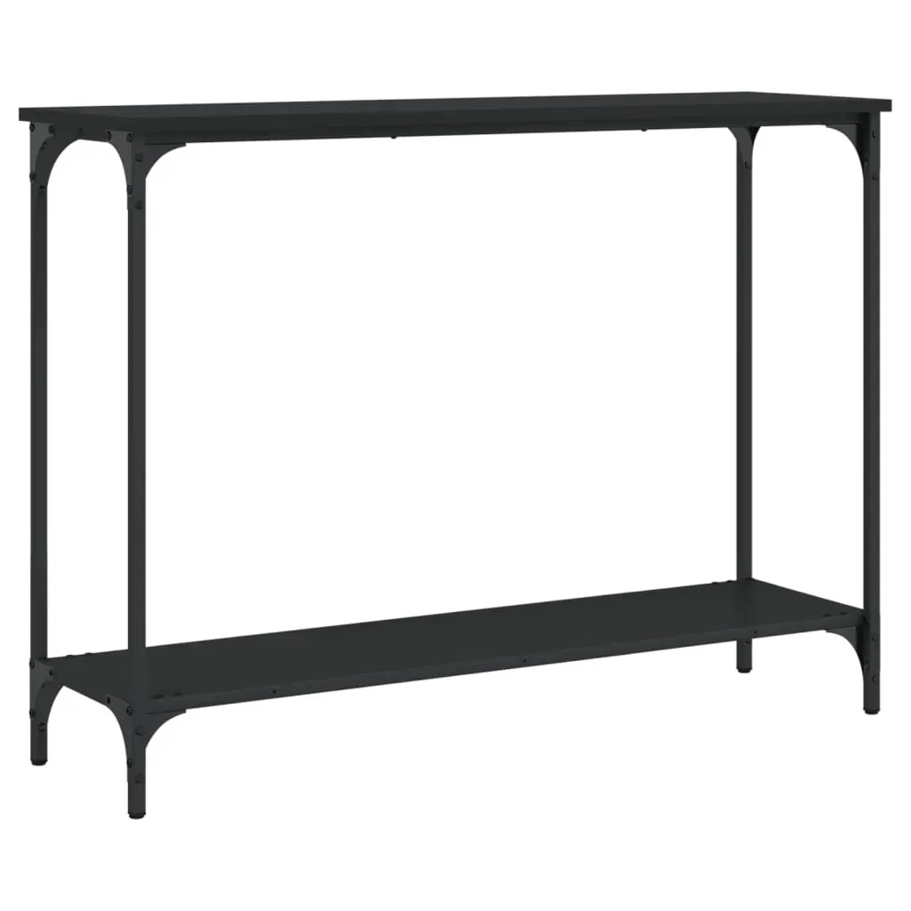 Console Table Black 101x30.5x75 cm Engineered Wood Price