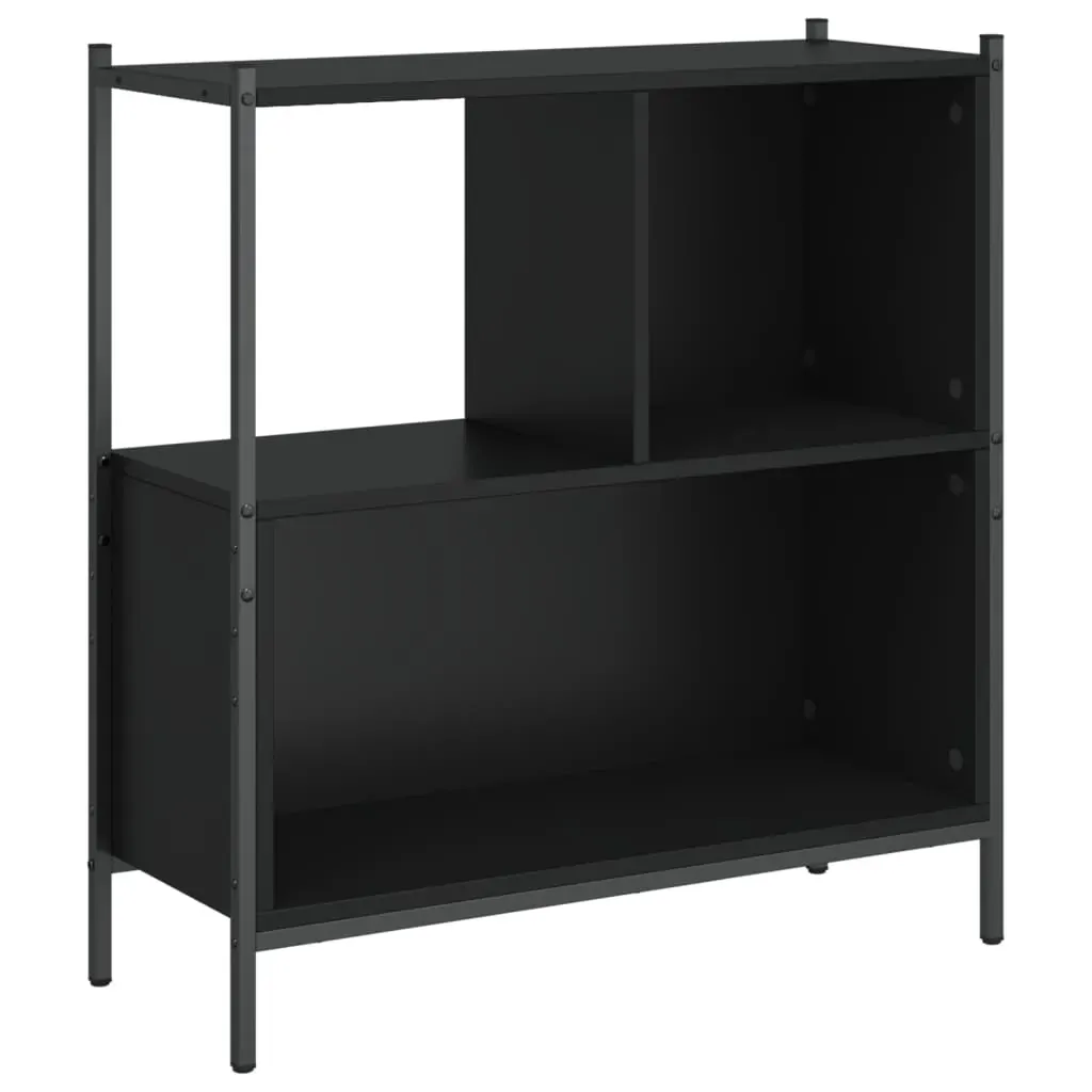 Bookcase Black 72x28x77.5 cm Engineered Wood Price