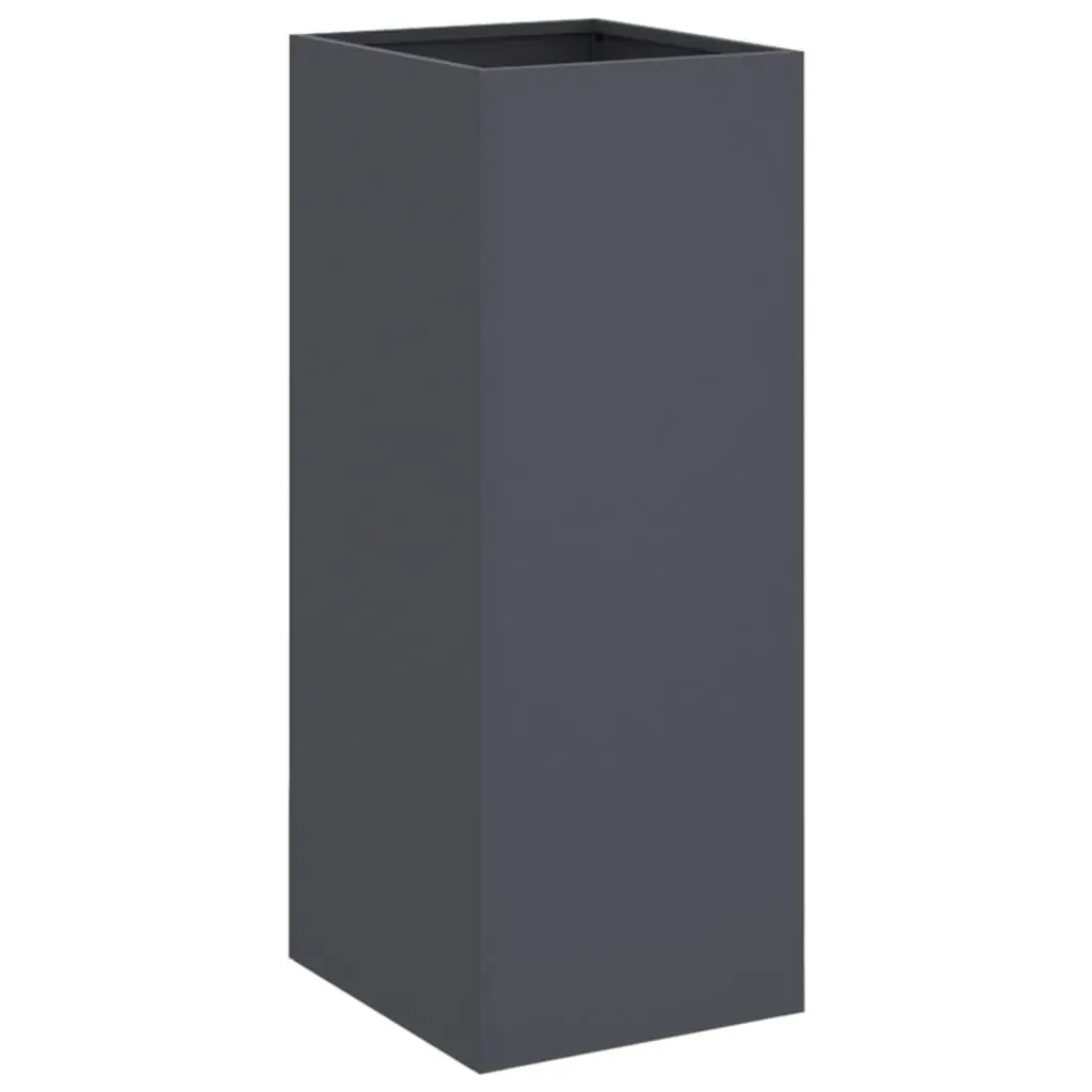 Planter Anthracite 32x29x75 cm Steel Price