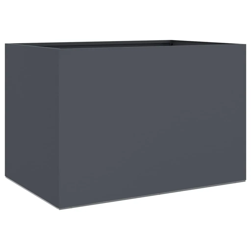 Planter Anthracite 62x40x39 cm Steel Price