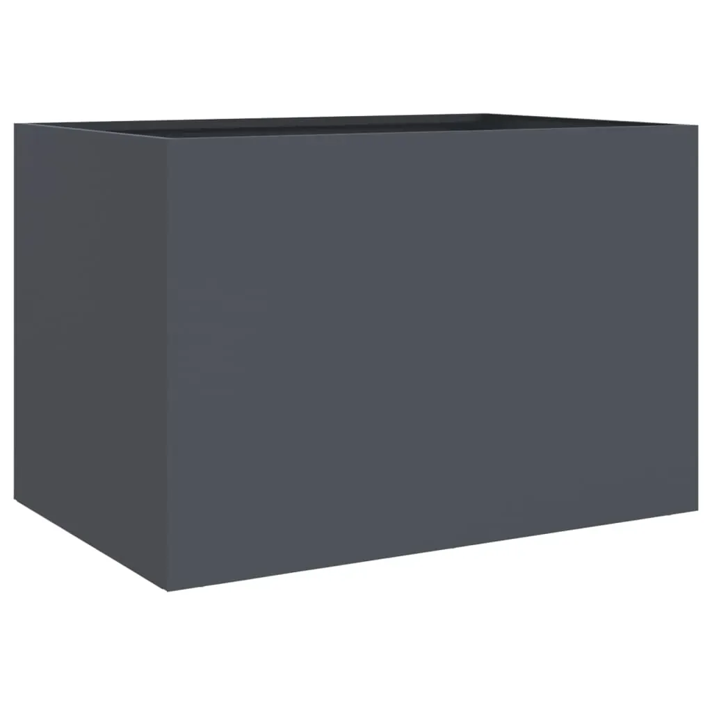 Planter Anthracite 62x47x46 cm Steel Price