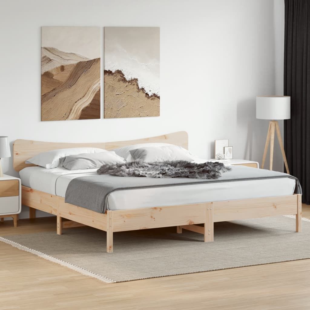 Headboard 180 cm Solid Wood Pine Price
