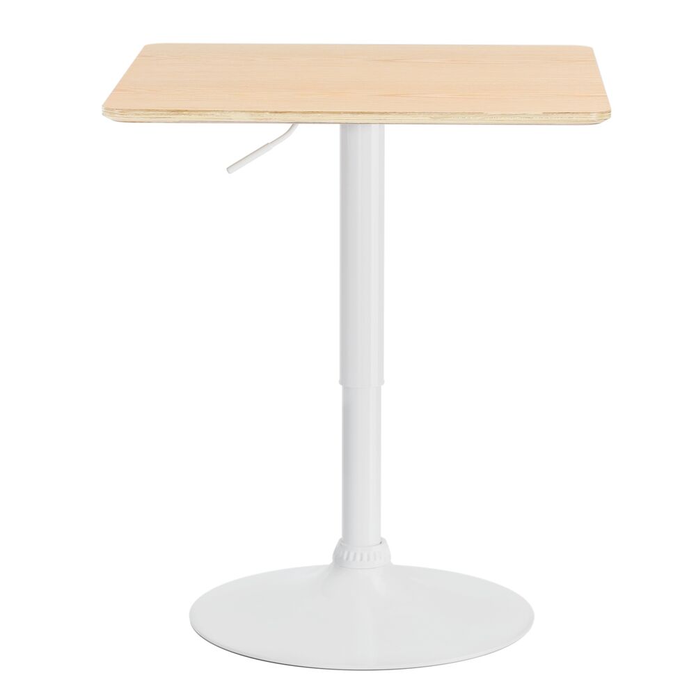Bar Table Swivel Base Gas Lift Counter Dining Table 60CM Square Pine Price