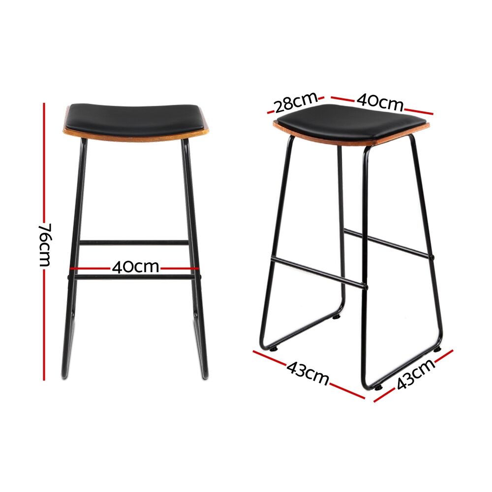 Bar Stools Kitchen Counter Stools Metal Chairs x2 Price