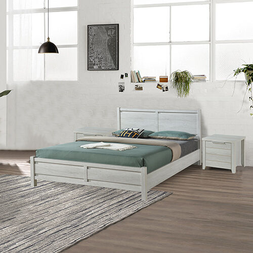 Cielo Bedroom Suite 4 pcs White Ash Colour in Queen Size Price