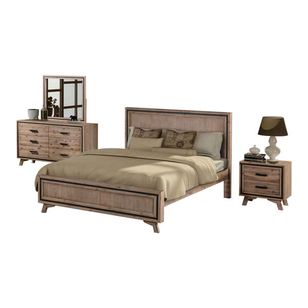 Seashore Silver Brush 4 Pcs King Bedroom DRS Suite Price