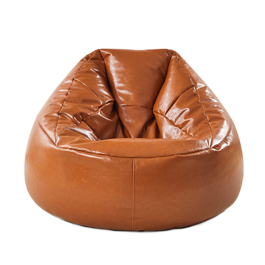 bean bag chair cover pu couch tan Price