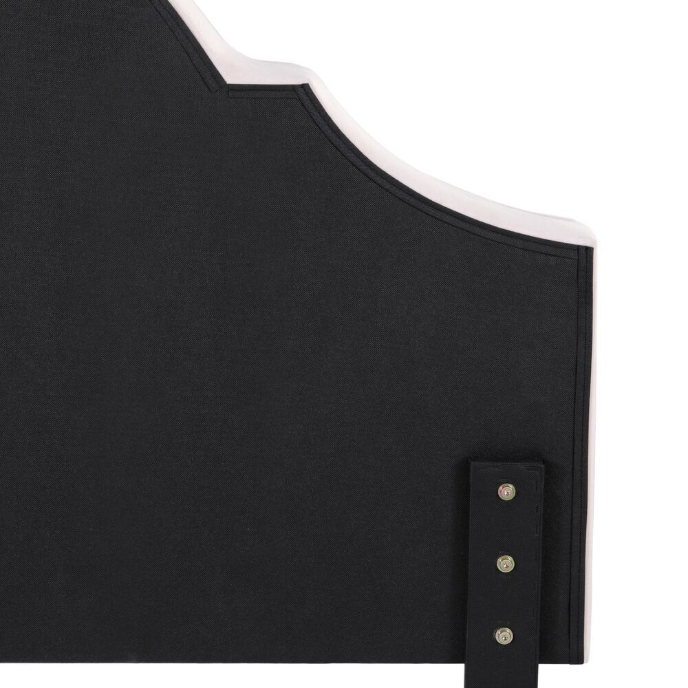 Artiss Bed Frame Bed Head Headboard Queen Velvet IRIS Beige Price
