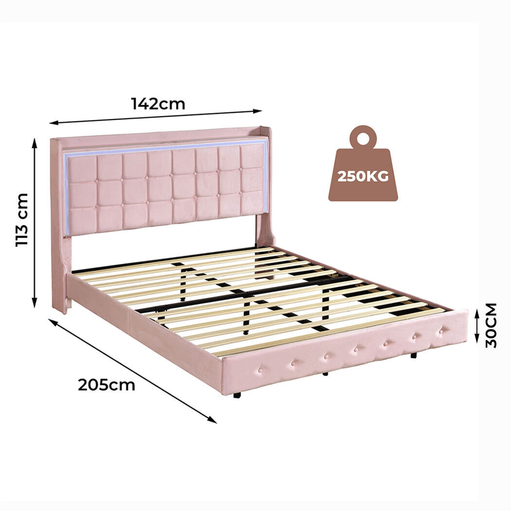 Levede Double Floating Bed Frame Price