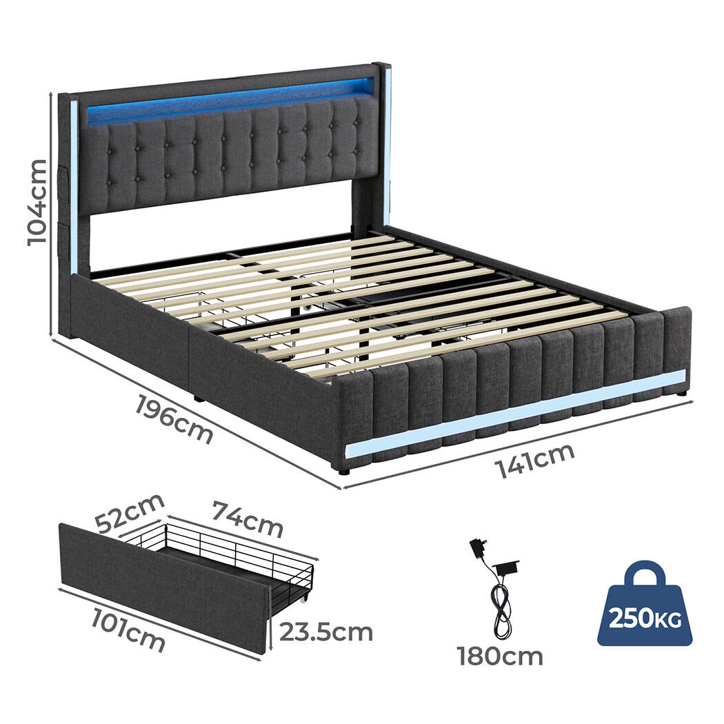 Levede Double Bed Frame Price