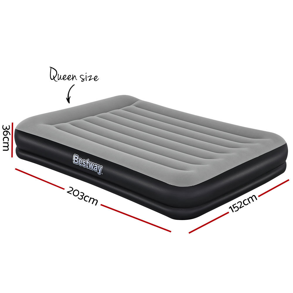 Beaverton Air Bed Beds Mattress Premium Inflatable Built-in Pump Queen Size Price