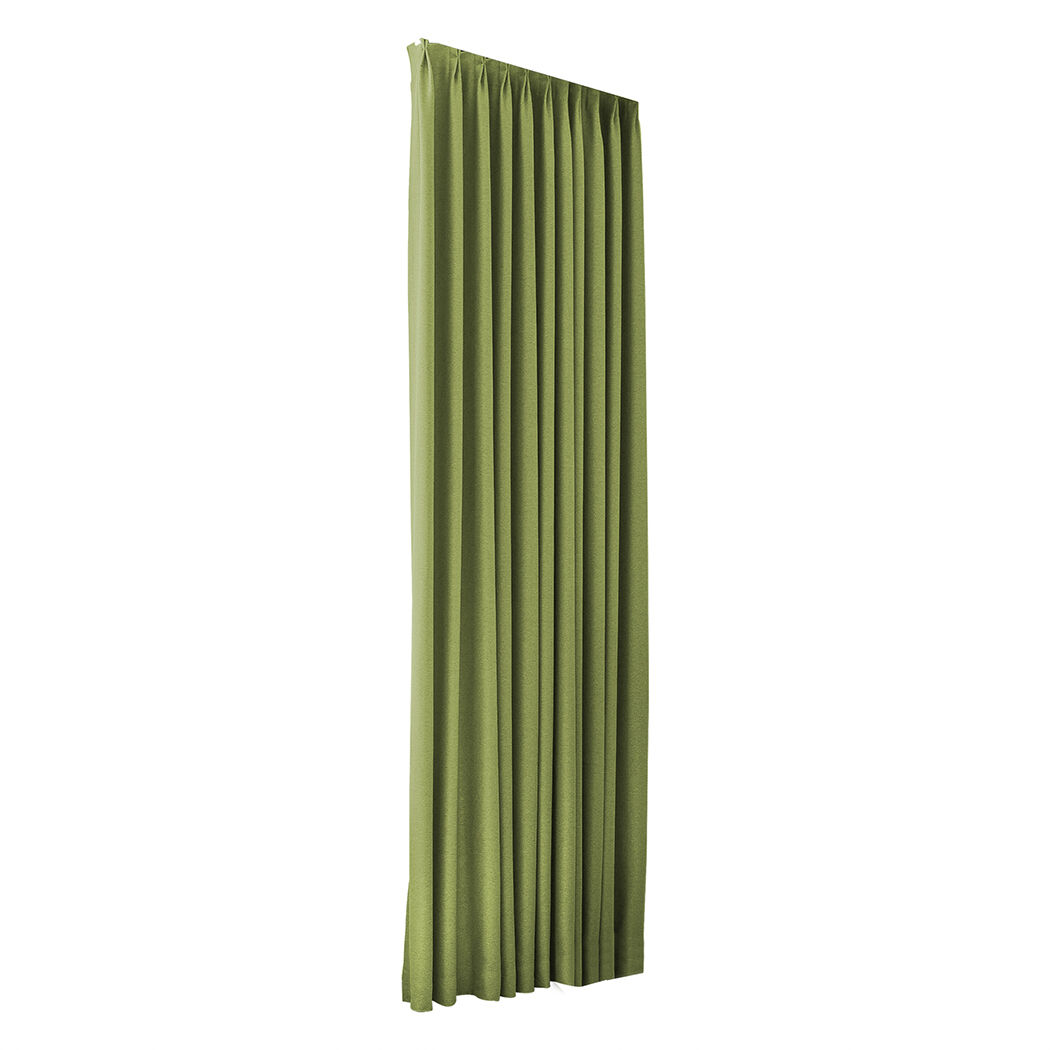 2xblockout curtains chenille 132x250 green Price