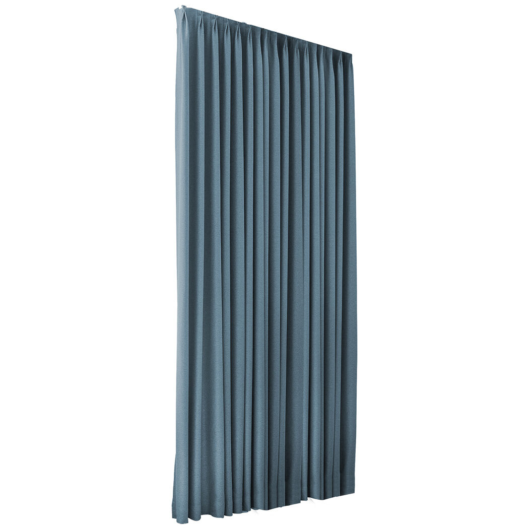 2xblockout curtains chenille 180x250 blue cd1016-180x250-dg Price