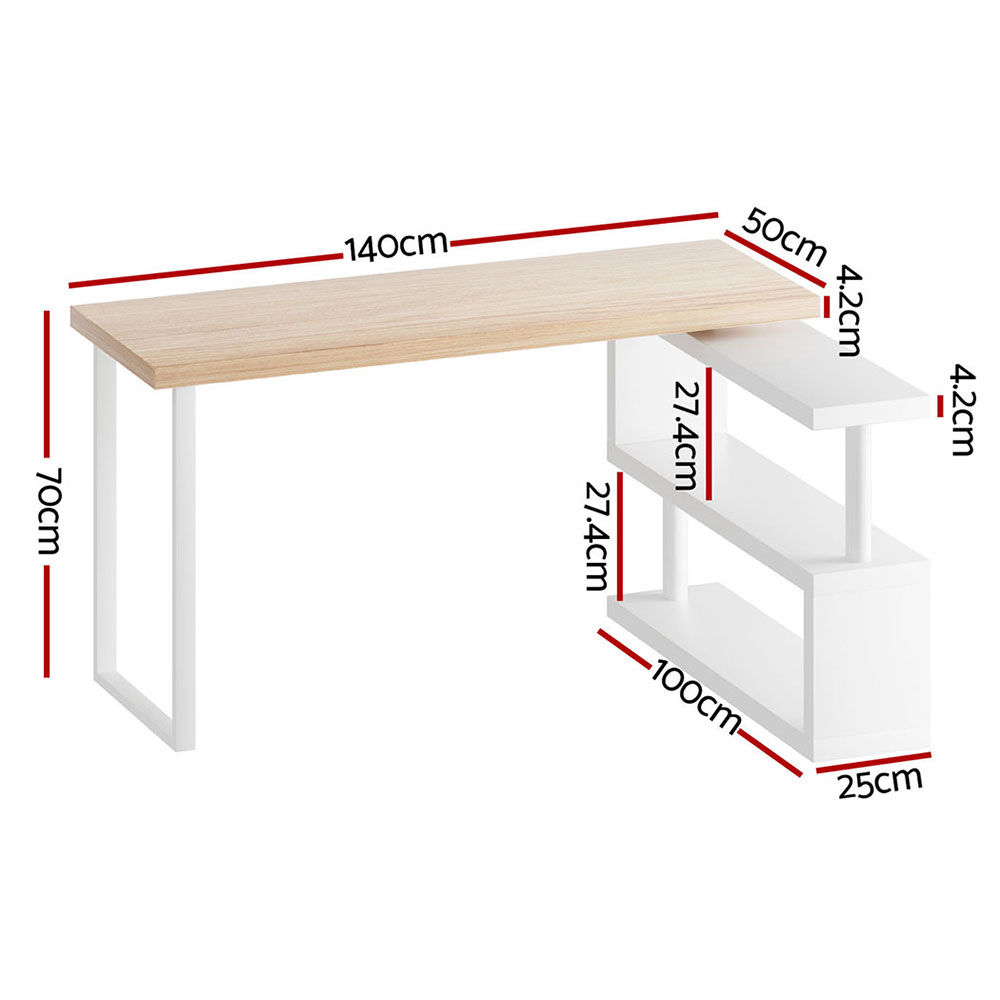 Computer Desk Bookshelf 140CM Price