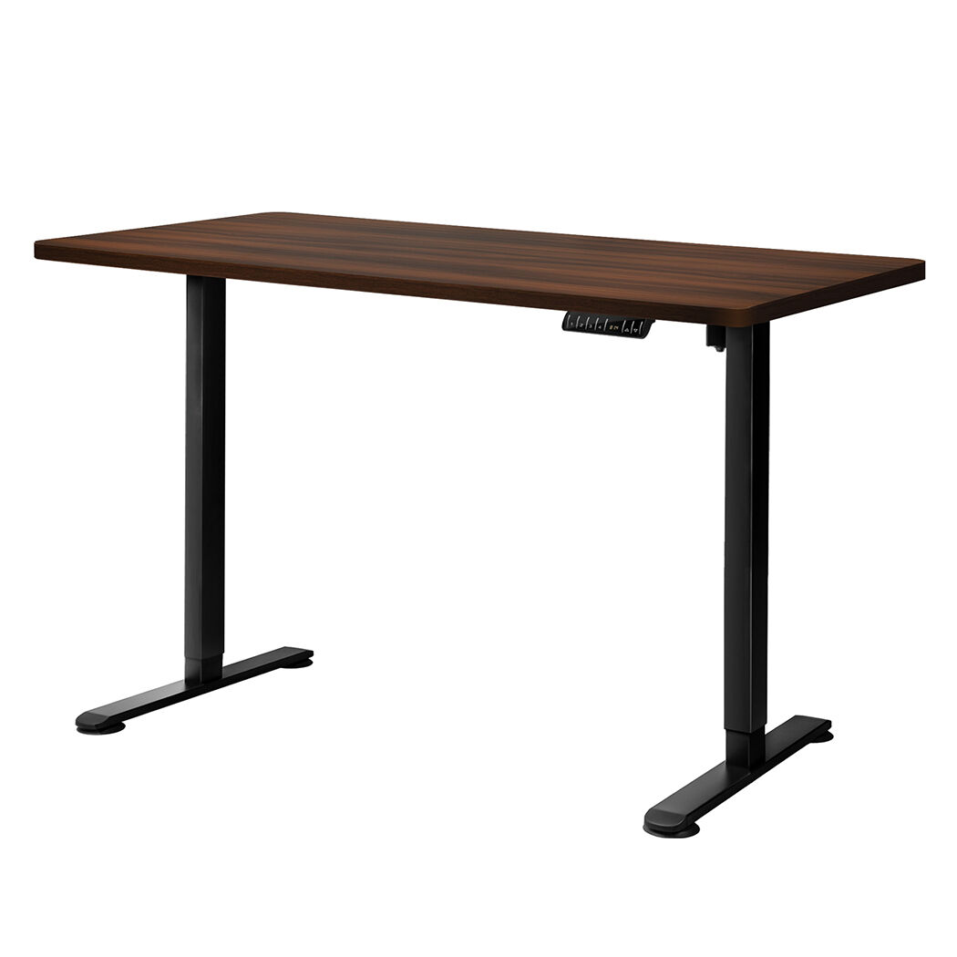 Motorised Standing Desk Adjustable 140cm Walnut 1000x 1MM Price