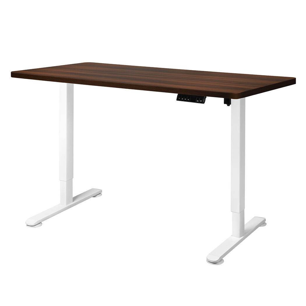 Motorised Standing Desk Adjustable 140cm Walnut 1000x 1MM Price