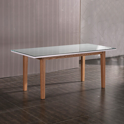 7 Pieces Dining Suite Dining Table & 6X Chairs in White Top High Glossy Wooden Base Price