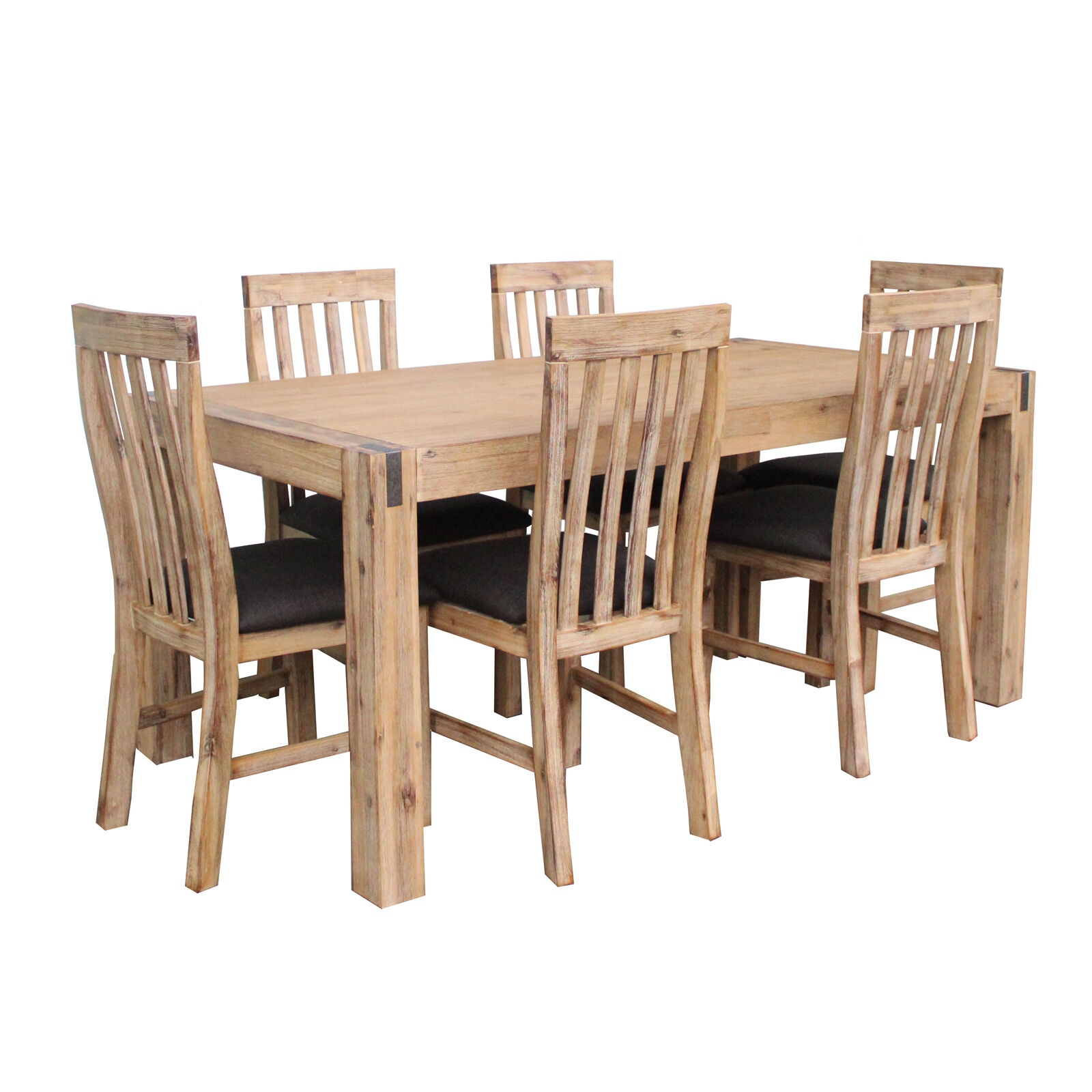 Nowra 7Pcs Dining Set Oak Colour Price