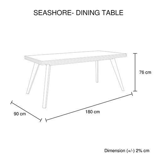 Seashore Dining Table with 6 Chairs Price