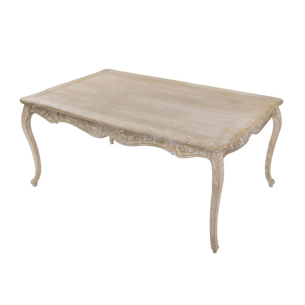 Lille Dining Table Medium White Washed Wooden Price