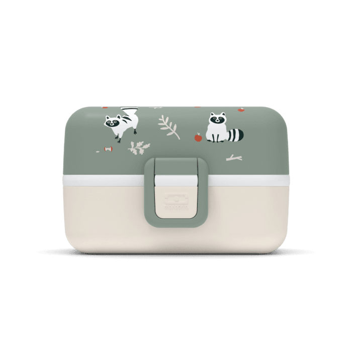 Tresor Graphic Kidss Bento Box- Green Raccoon Green Raccoon Price