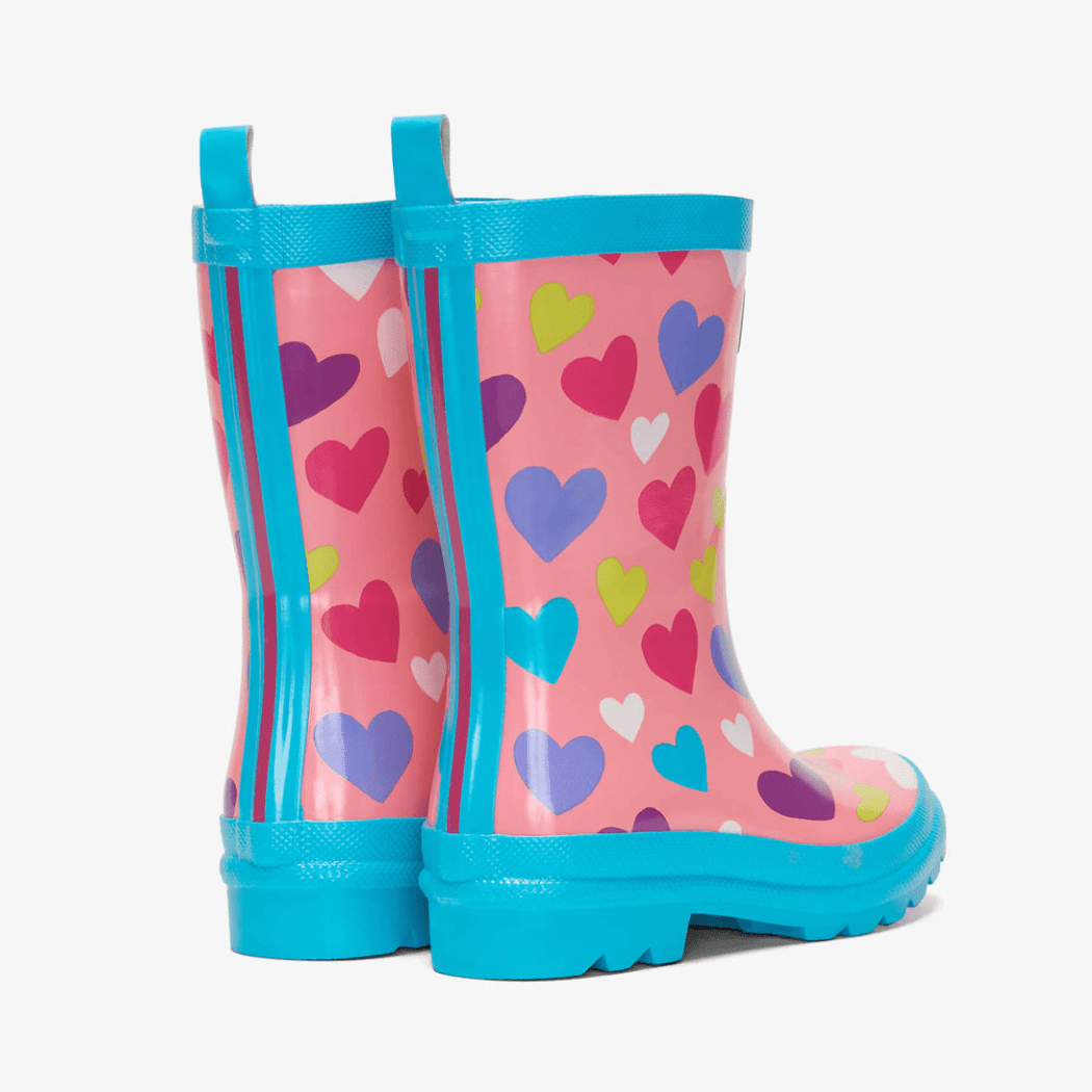 Shiny Kids Rain Boots | Colourful Hearts size 8 Price