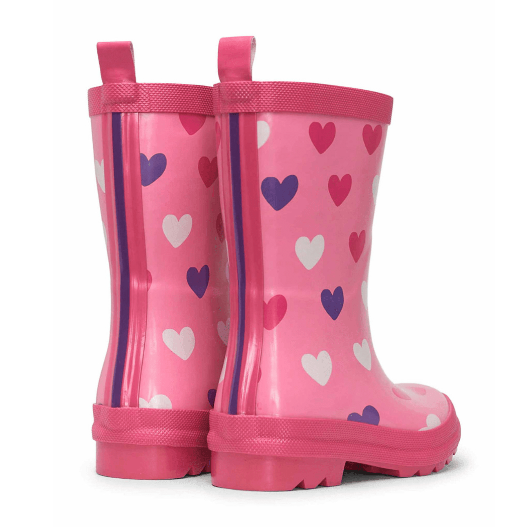Shiny Kids Rain Boots | Scattered Hearts size 8 Price