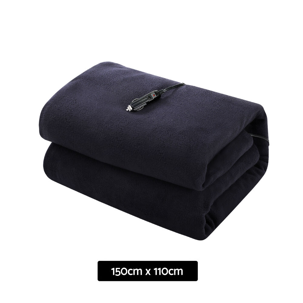 Electric Heated Blanket Car Truck Throw Rug Travel Camping 12V DC Aut Price
